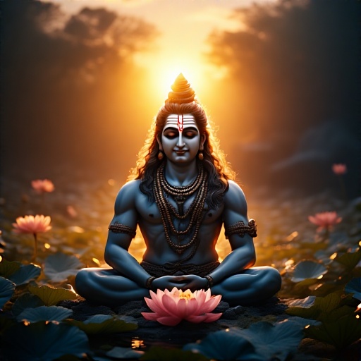 Good Morning Shiva Lotus
